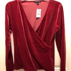 Jcrew velvet top never won